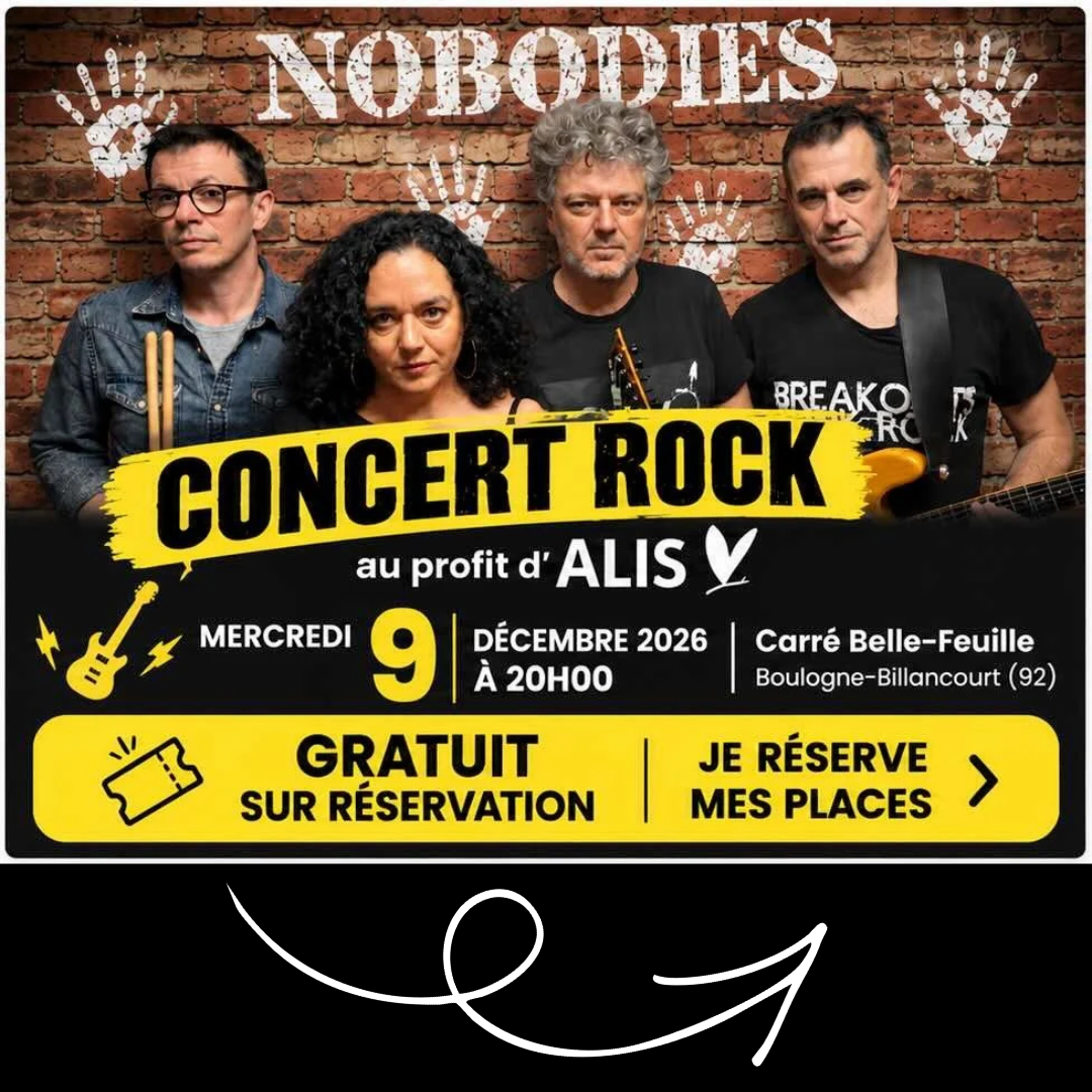 CONCERT ROCK GRATUIT ET SOLIDAIRE À BOULOGNE-BILLANCOURT !